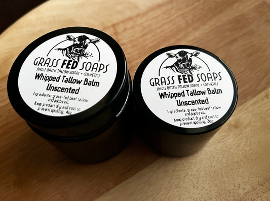 Whipped Tallow Balm—Unscented—2oz