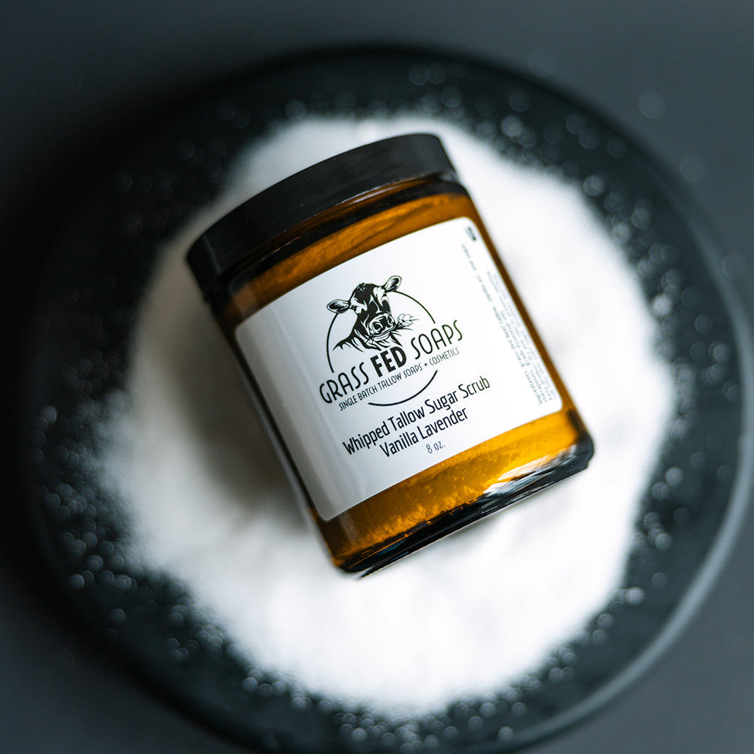 Whipped Tallow Sugar Scrub—8oz
