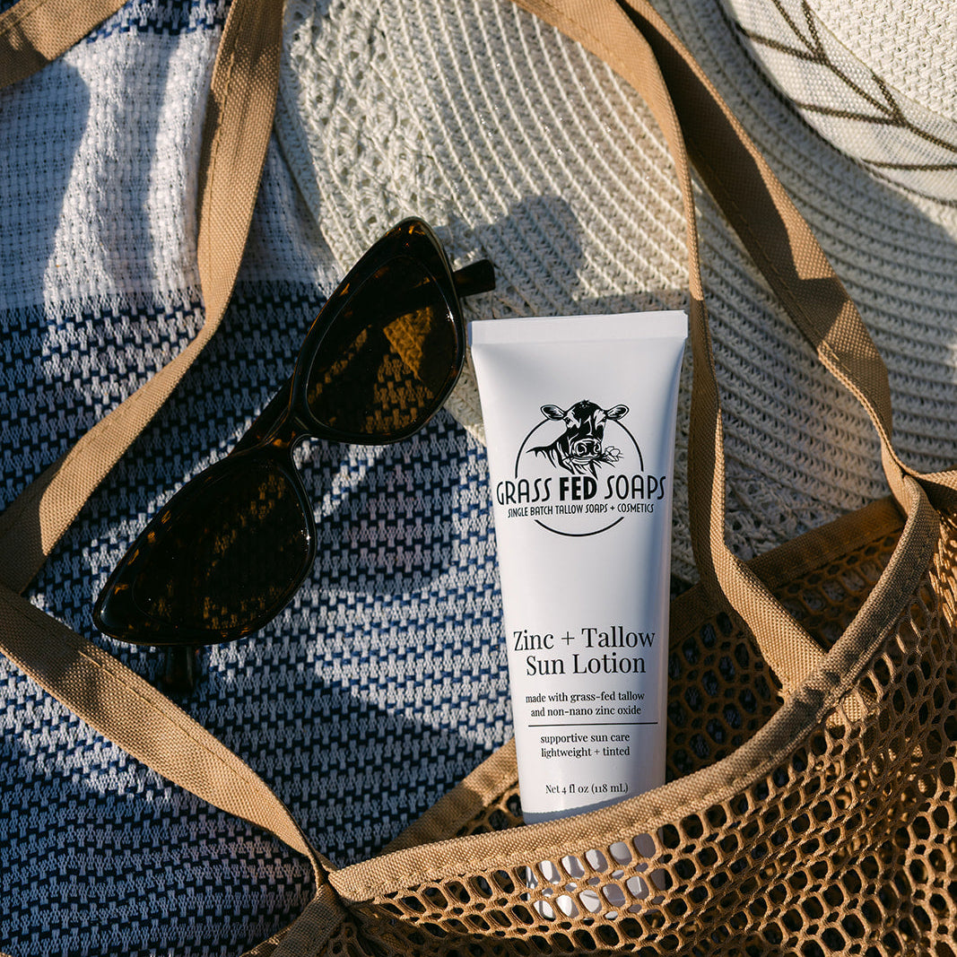 Zinc + Tallow Sun Lotion – Grass Fed Soaps