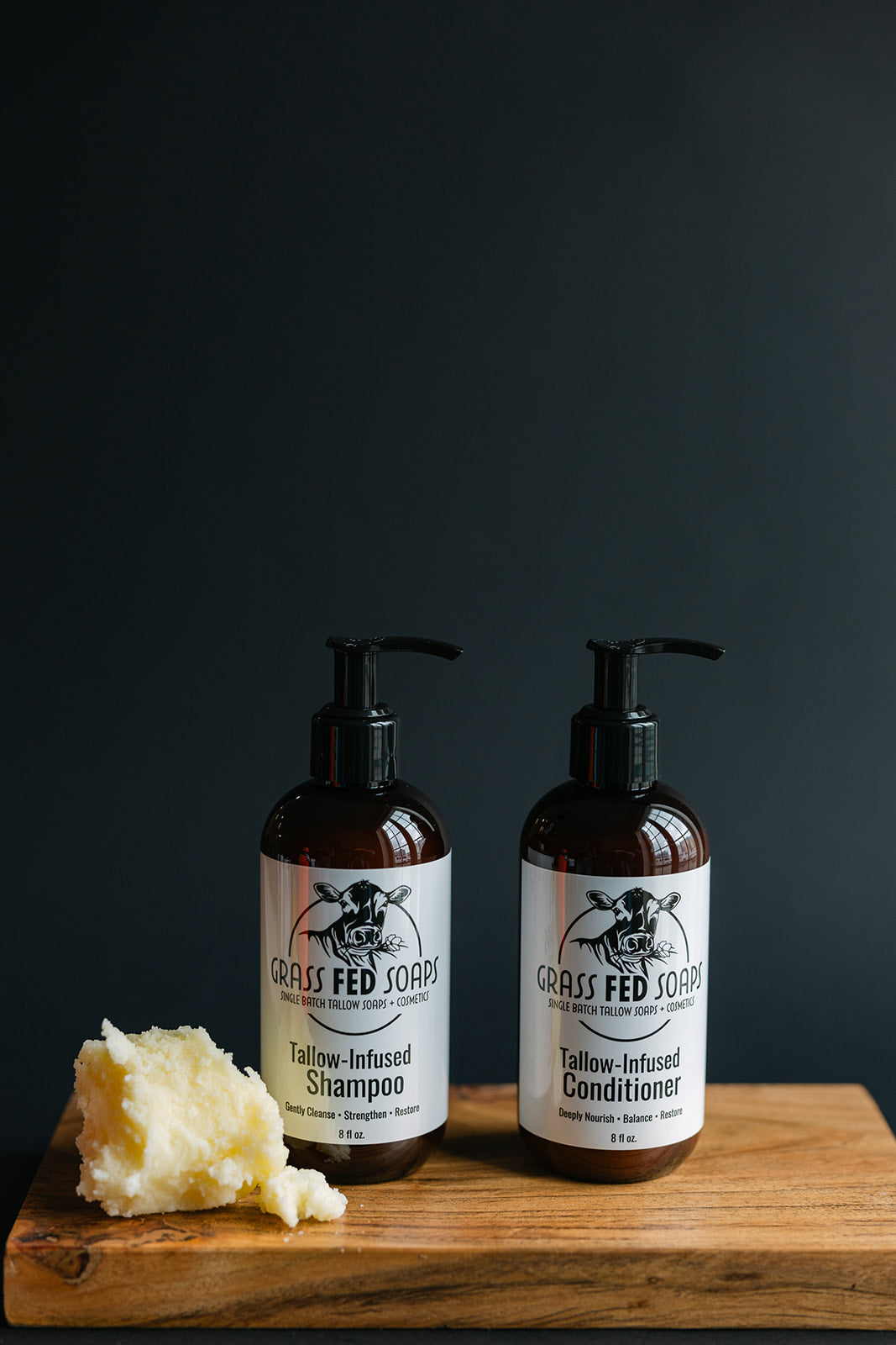Tallow-Infused Shampoo & Conditioner